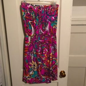 Lilly Pulitzer strapless dress!